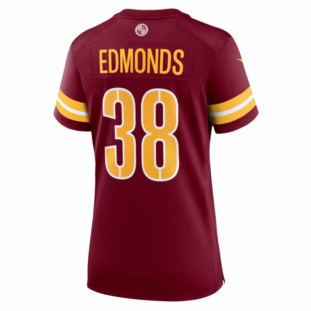 Chase Edmonds Washington Commanders Women's Team Game Jersey - Burgundy - Nike
