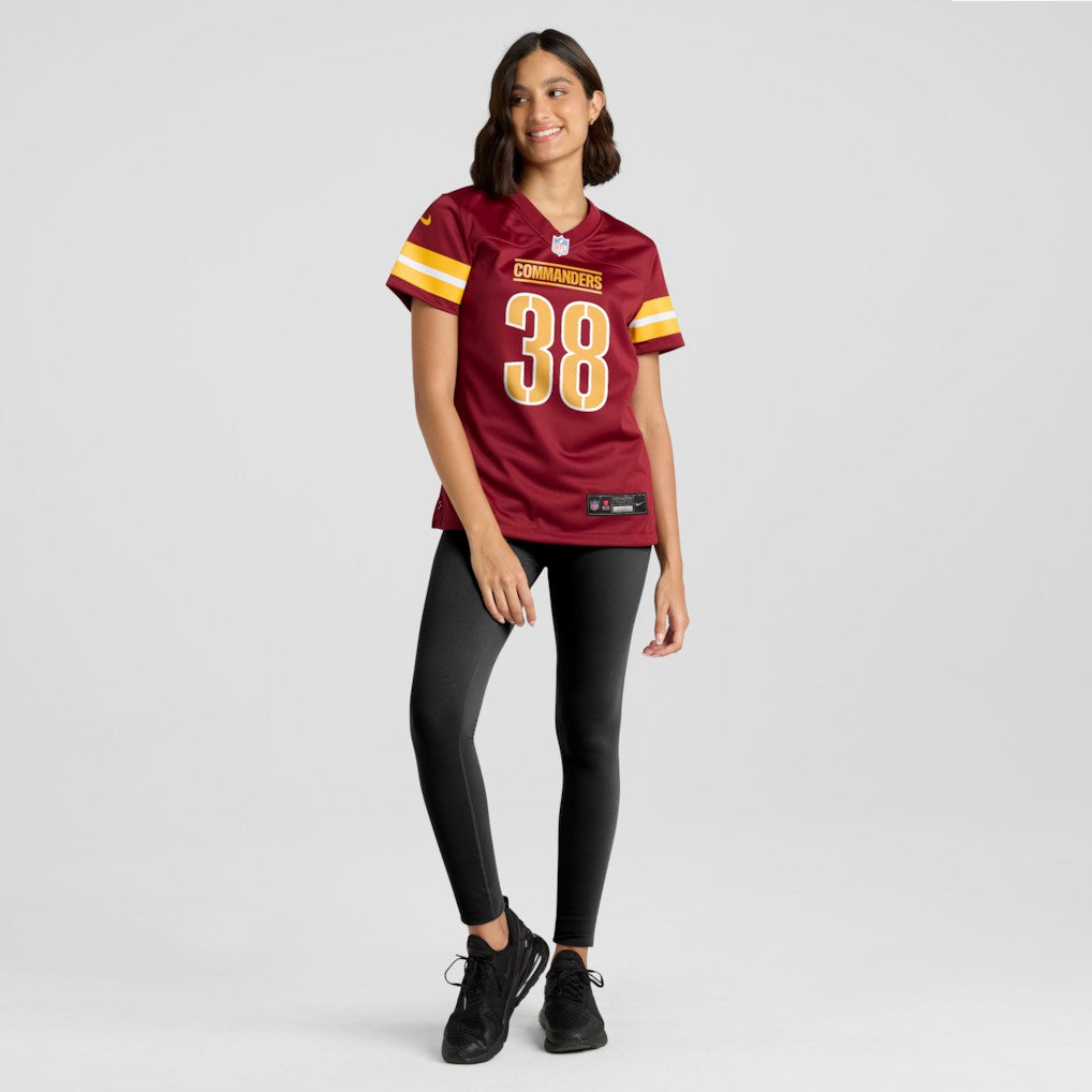 Chase Edmonds Washington Commanders Women's Team Game Jersey - Burgundy - Nike