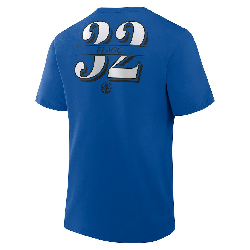 Fanatics Cooper Flagg Dallas Mavericks In The Paint Name & Number T-Shirt Blue