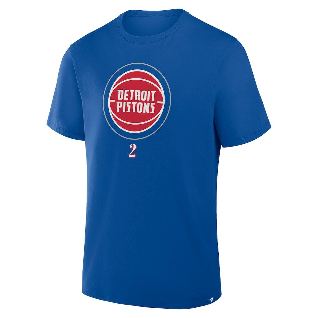 Fanatics Cade Cunningham Detroit Pistons In The Paint Name & Number T-Shirt Blue