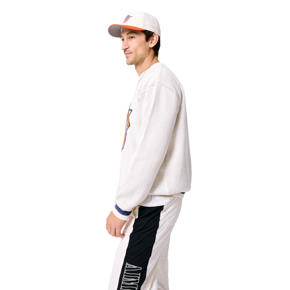 New York Knicks Terez Unisex Oversized Sweater Cream