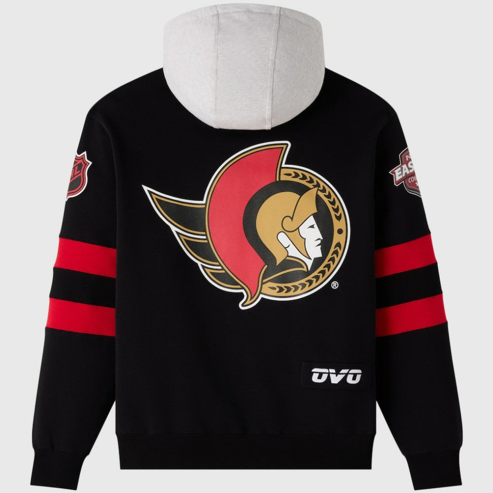 Ottawa Senators OVO x NHL Fleece Hoodie - Black | NHL online