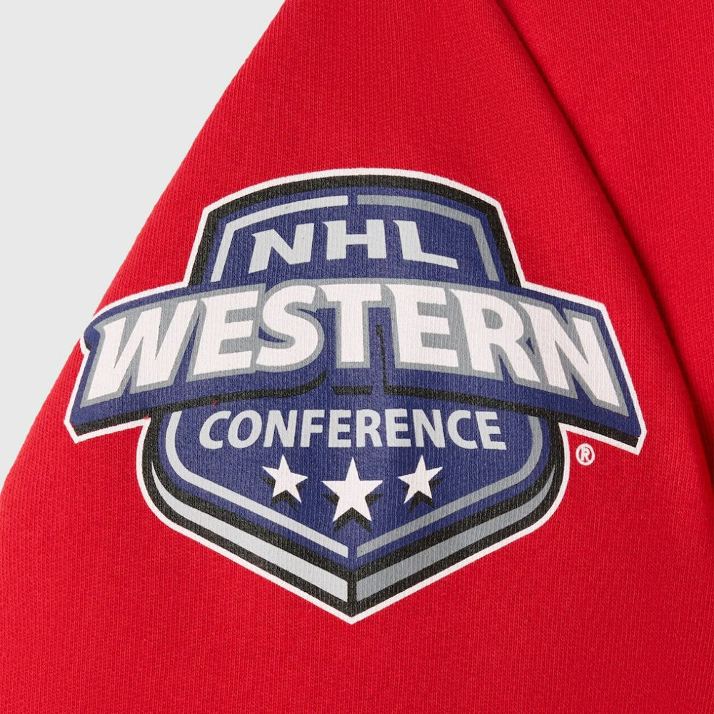 Calgary Flames OVO x NHL Fleece Hoodie - Red | NHL Lifestyle