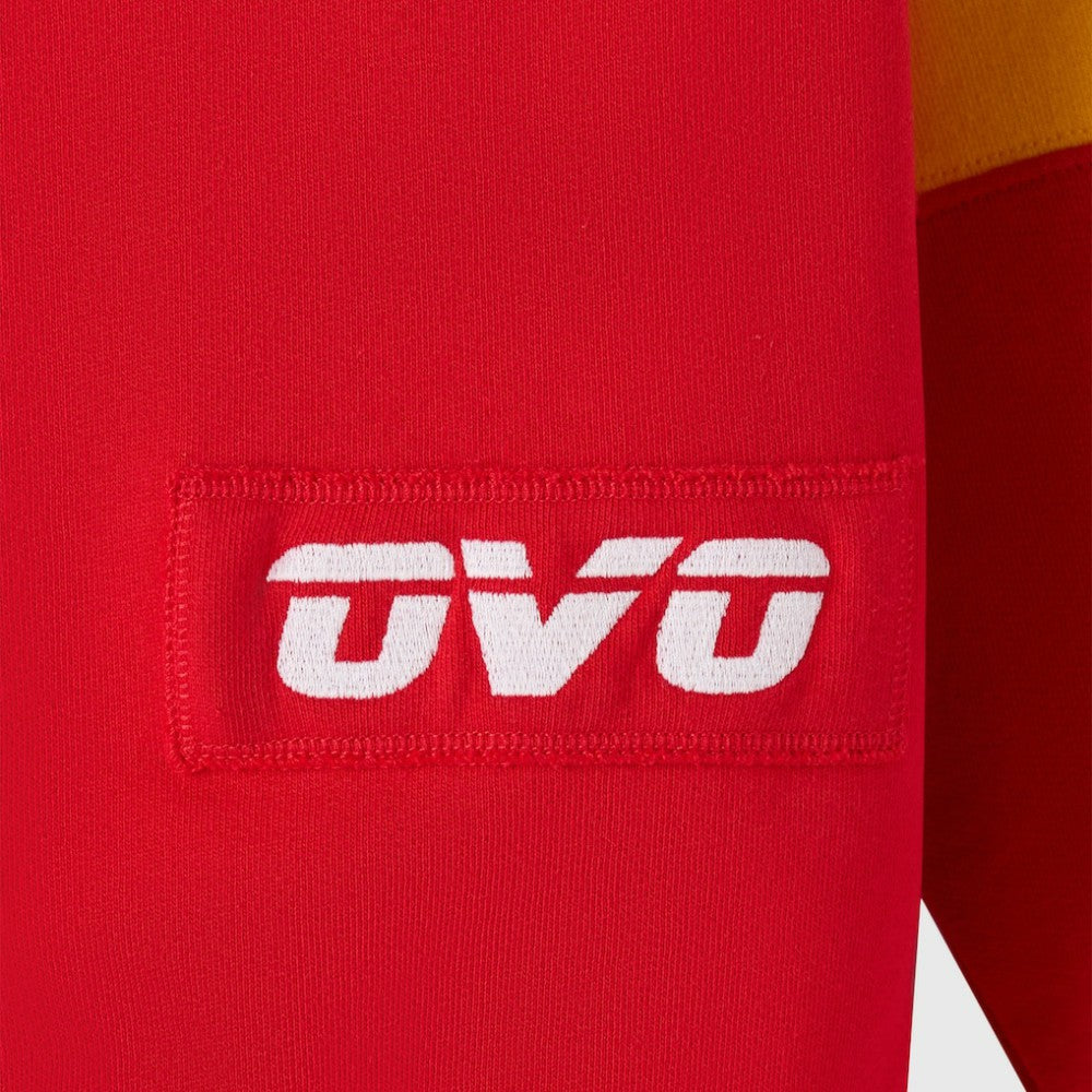Calgary Flames OVO x NHL Fleece Hoodie - Red | NHL Lifestyle
