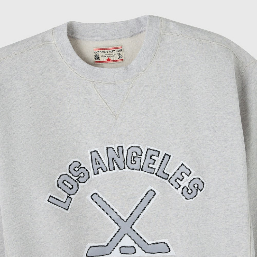 Los Angeles Kings OVO x NHL Fleece Sweatshirt - Heather Gray | NHL online