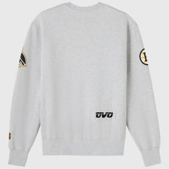 Boston Bruins OVO x NHL Fleece Sweatshirt - Heather Gray | NHL Clearance