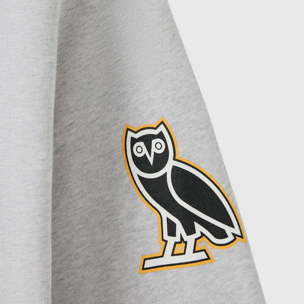 Boston Bruins OVO x NHL Fleece Sweatshirt - Heather Gray | NHL Clearance