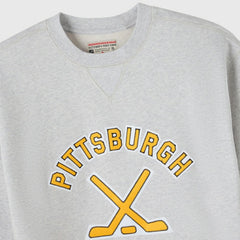 Pittsburgh Penguins OVO x NHL Fleece Sweatshirt - Heather Gray | NHL Clearance
