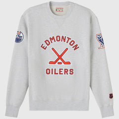 Edmonton Oilers OVO x NHL Fleece Sweatshirt - Heather Gray | NHL on sale