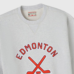 Edmonton Oilers OVO x NHL Fleece Sweatshirt - Heather Gray | NHL on sale