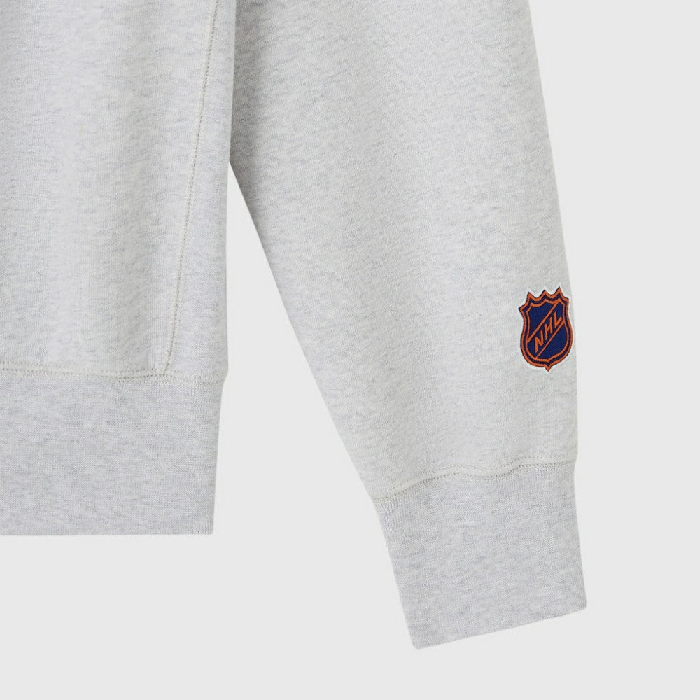 Edmonton Oilers OVO x NHL Fleece Sweatshirt - Heather Gray | NHL on sale