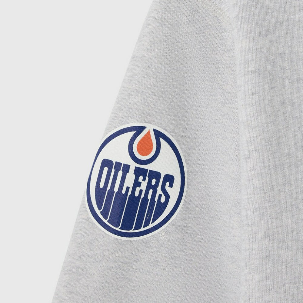 Edmonton Oilers OVO x NHL Fleece Sweatshirt - Heather Gray | NHL on sale