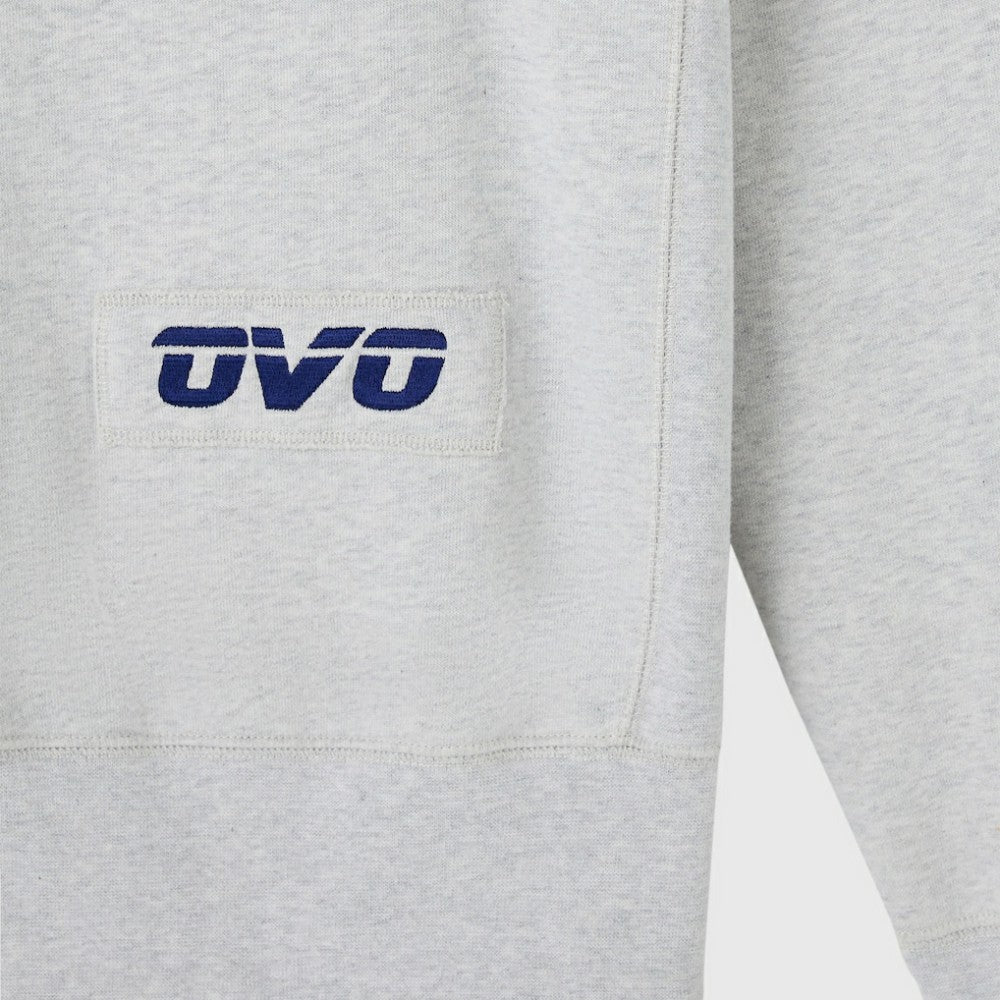 Edmonton Oilers OVO x NHL Fleece Sweatshirt - Heather Gray | NHL on sale