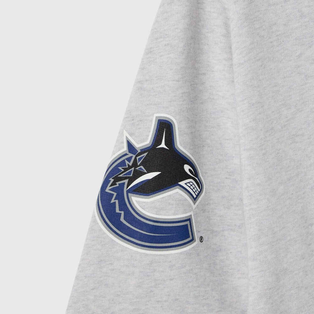 Vancouver Canucks OVO x NHL Fleece Sweatshirt - Heather Gray | NHL near me