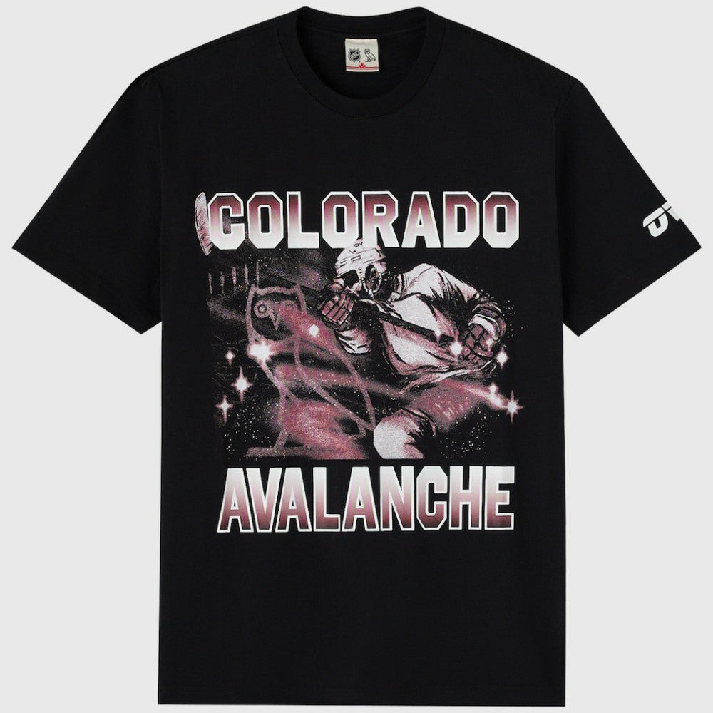 Colorado Avalanche OVO x NHL Graphic T-Shirt - Black | NHL near me