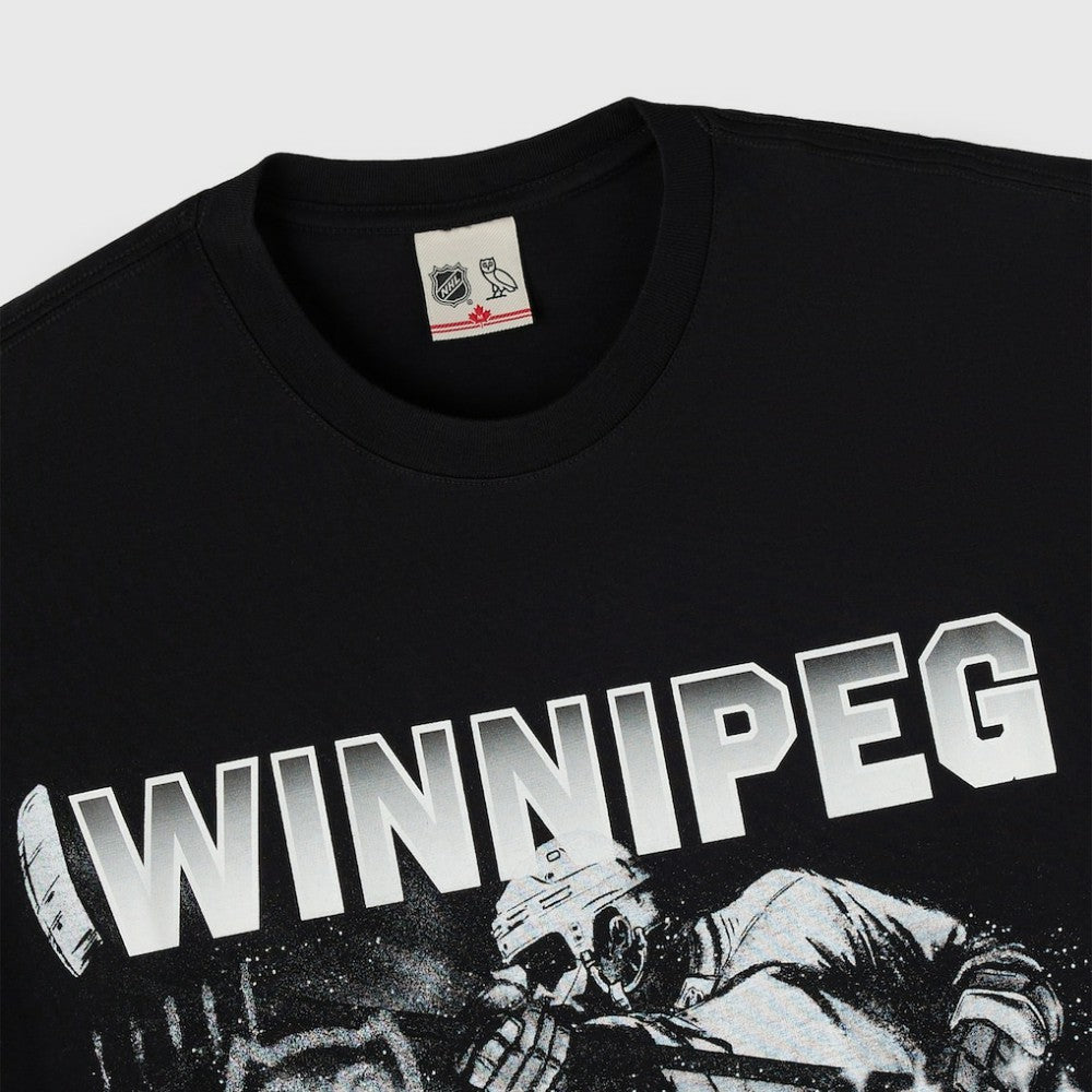 Winnipeg Jets OVO x NHL Graphic T-Shirt - Black | NHL near me