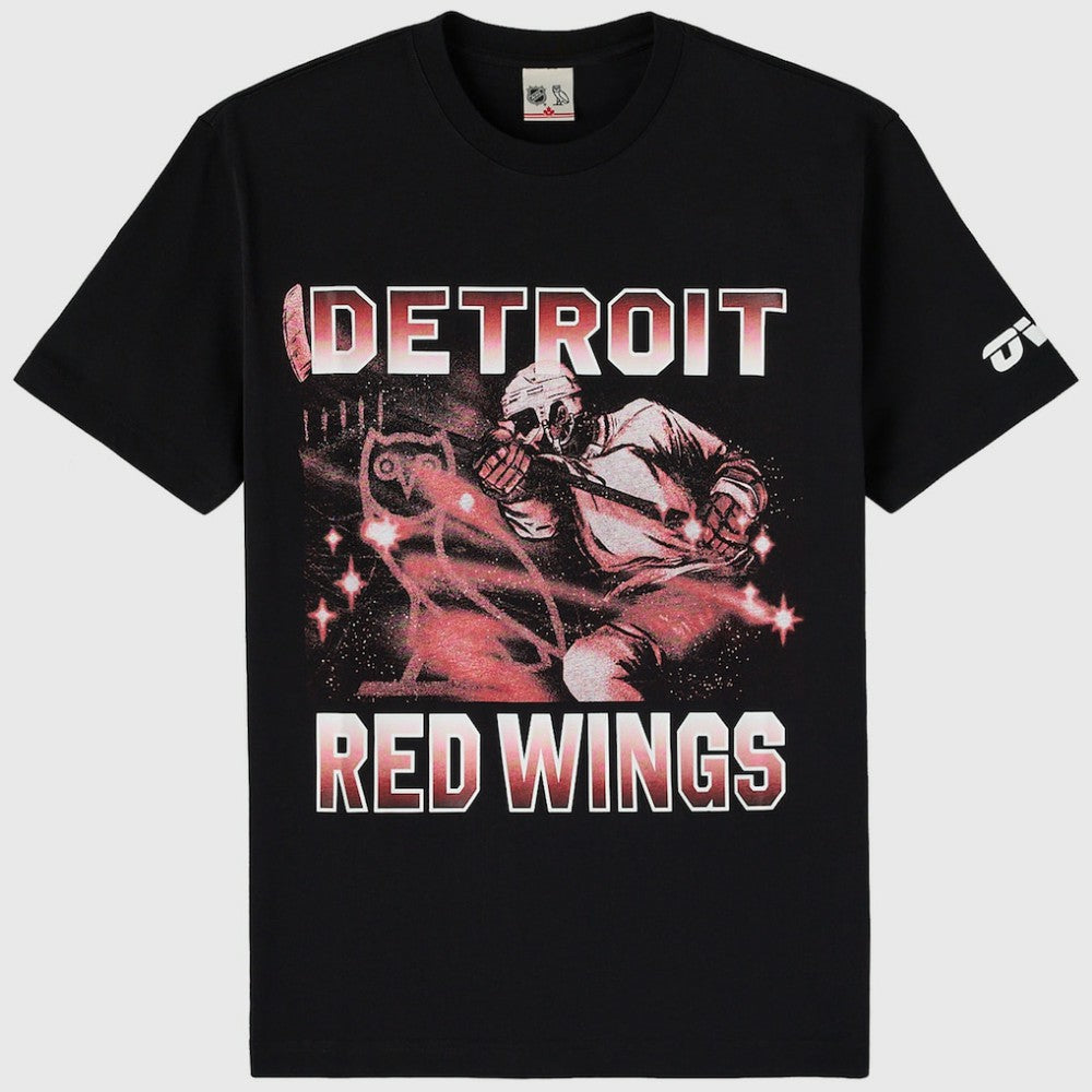 Detroit Red Wings OVO x NHL Graphic T-Shirt - Black | NHL Lifestyle