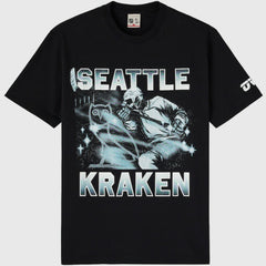 Seattle Kraken OVO x NHL Graphic T-Shirt - Black | NHL Clearance
