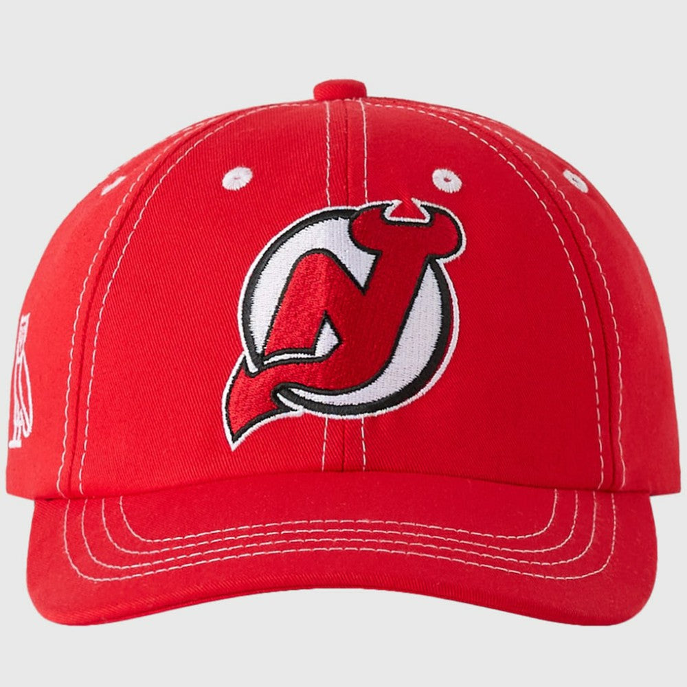 New Jersey Devils OVO x NHL Adjustable Sport Hat - Red | NHL Clearance
