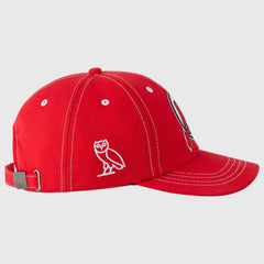 New Jersey Devils OVO x NHL Adjustable Sport Hat - Red | NHL Clearance