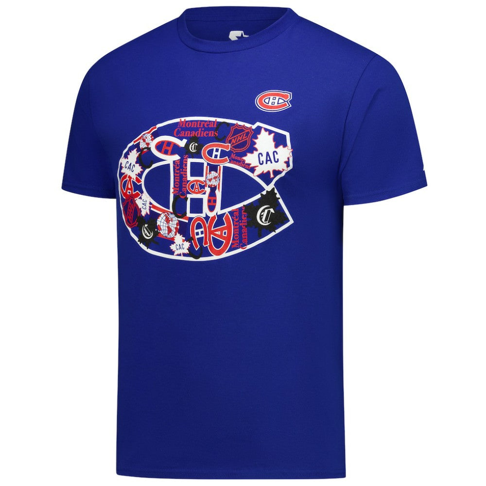 Montreal Canadiens Starter Logo Collage T-Shirt - Blue | NHL near me