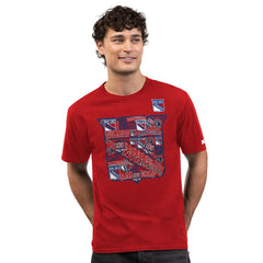 New York Rangers Starter Logo Collage T-Shirt - Red | NHL Lifestyle