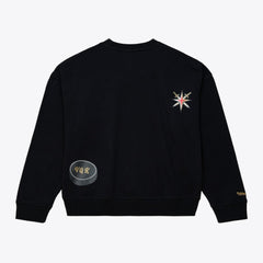 Vegas Golden Knights Mitchell & Ness Women's Crewneck Sweatshirt - Black | NHL online