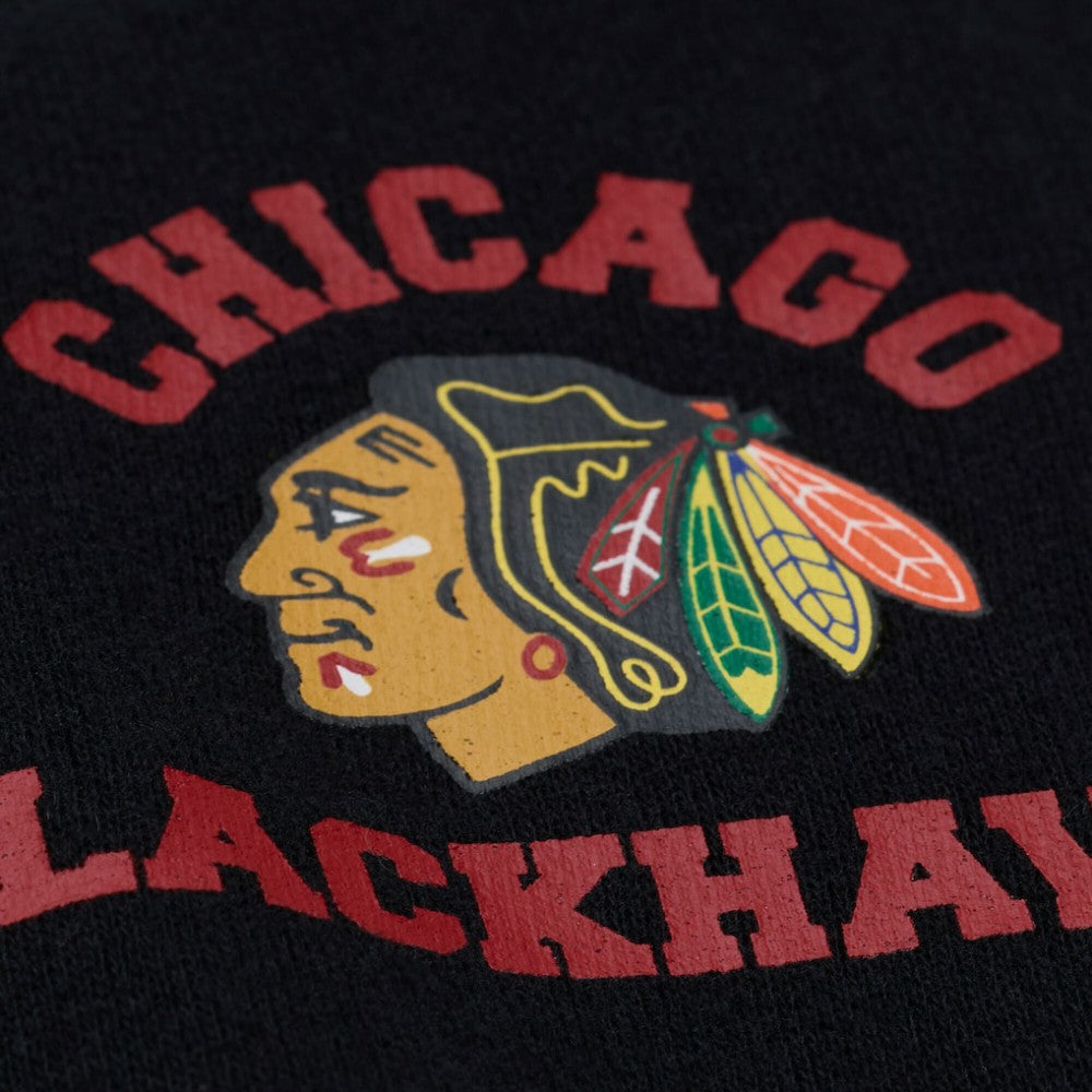 Chicago Blackhawks Mitchell & Ness Women's Crewneck Sweatshirt - Black | NHL online