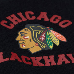 Chicago Blackhawks Mitchell & Ness Women's Crewneck Sweatshirt - Black | NHL online