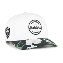 Las Vegas Raiders '47 Beach Side Hitch Adjustable Hat - White/Black - 47 brand