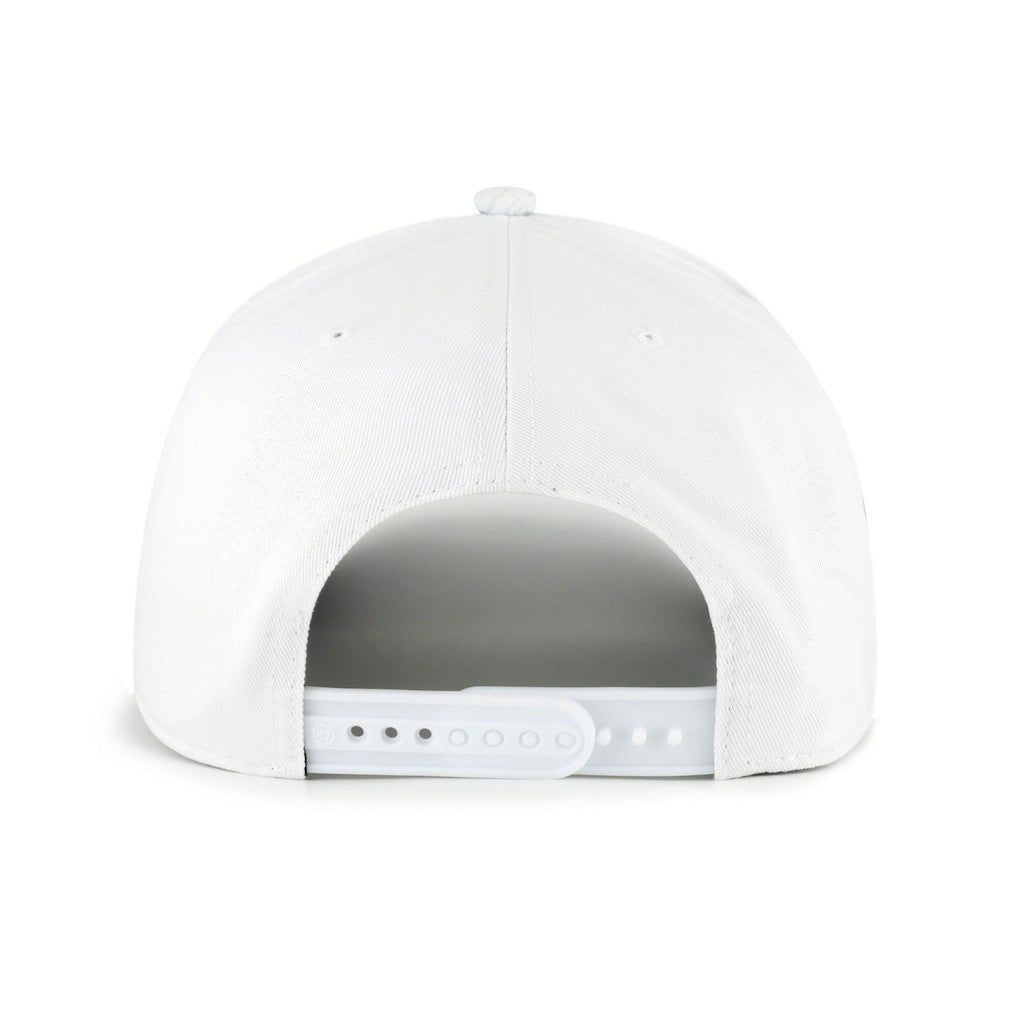 Las Vegas Raiders '47 Beach Side Hitch Adjustable Hat - White/Black - 47 brand