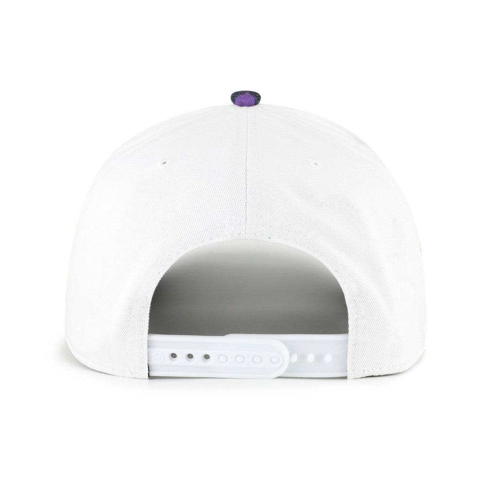 Baltimore Ravens '47 Beach Side Hitch Adjustable Hat - White/Purple - 47 brand
