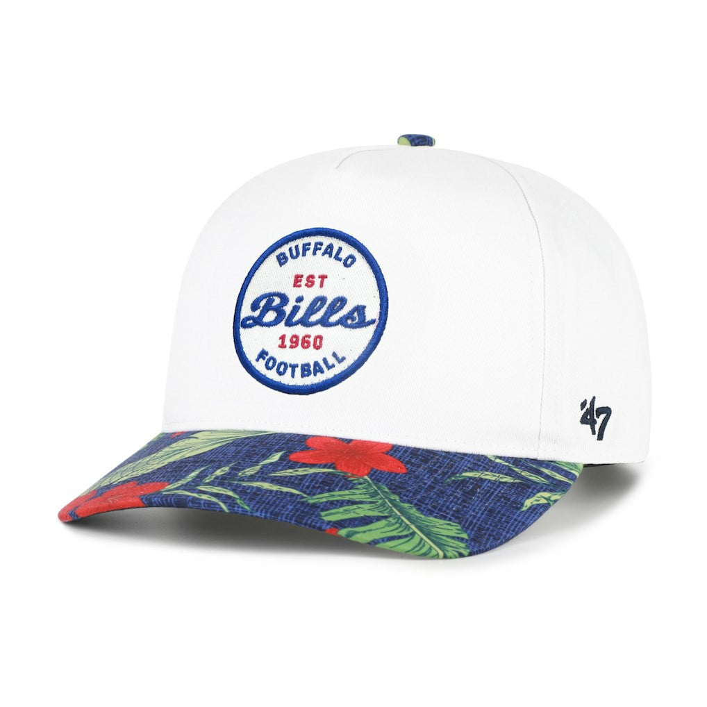 Buffalo Bills '47 Beach Side Hitch Adjustable Hat - White/Royal - 47 brand