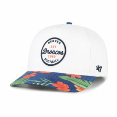 Denver Broncos '47 Beach Side Hitch Adjustable Hat - White/Navy - 47 brand