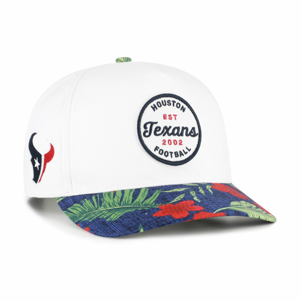 Houston Texans '47 Beach Side Hitch Adjustable Hat - White/Navy - 47 brand