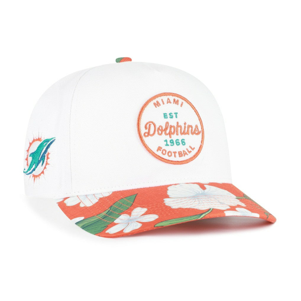 Miami Dolphins '47 Beach Side Hitch Adjustable Hat - White/Orange - 47 brand