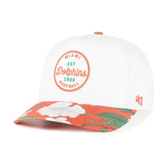 Miami Dolphins '47 Beach Side Hitch Adjustable Hat - White/Orange - 47 brand