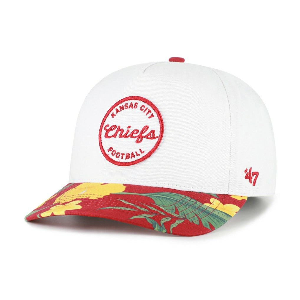 Kansas City Chiefs '47 Beach Side Hitch Adjustable Hat - White/Red - 47 brand