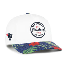 New England Patriots '47 Beach Side Hitch Adjustable Hat - White/Navy - 47 brand