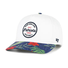 New England Patriots '47 Beach Side Hitch Adjustable Hat - White/Navy - 47 brand