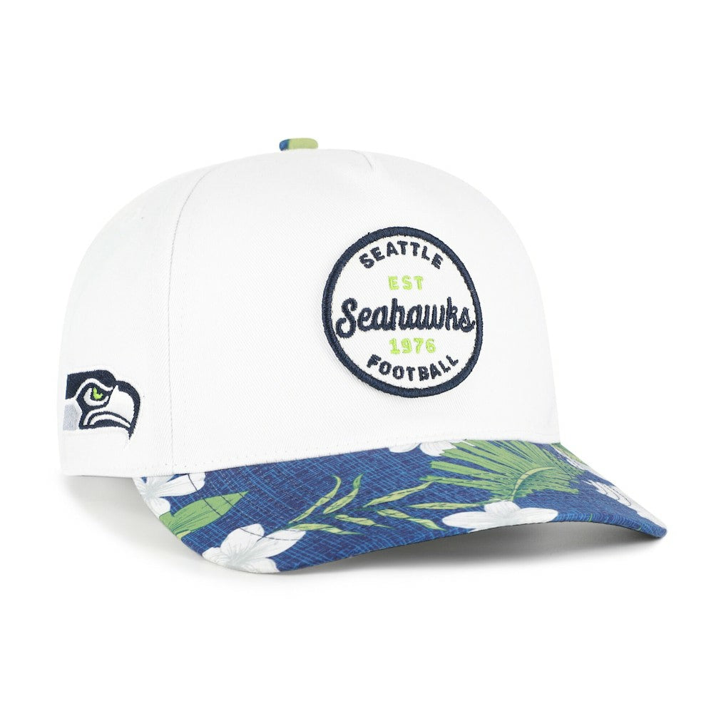 Seattle Seahawks '47 Beach Side Hitch Adjustable Hat - White/College Navy - 47 brand