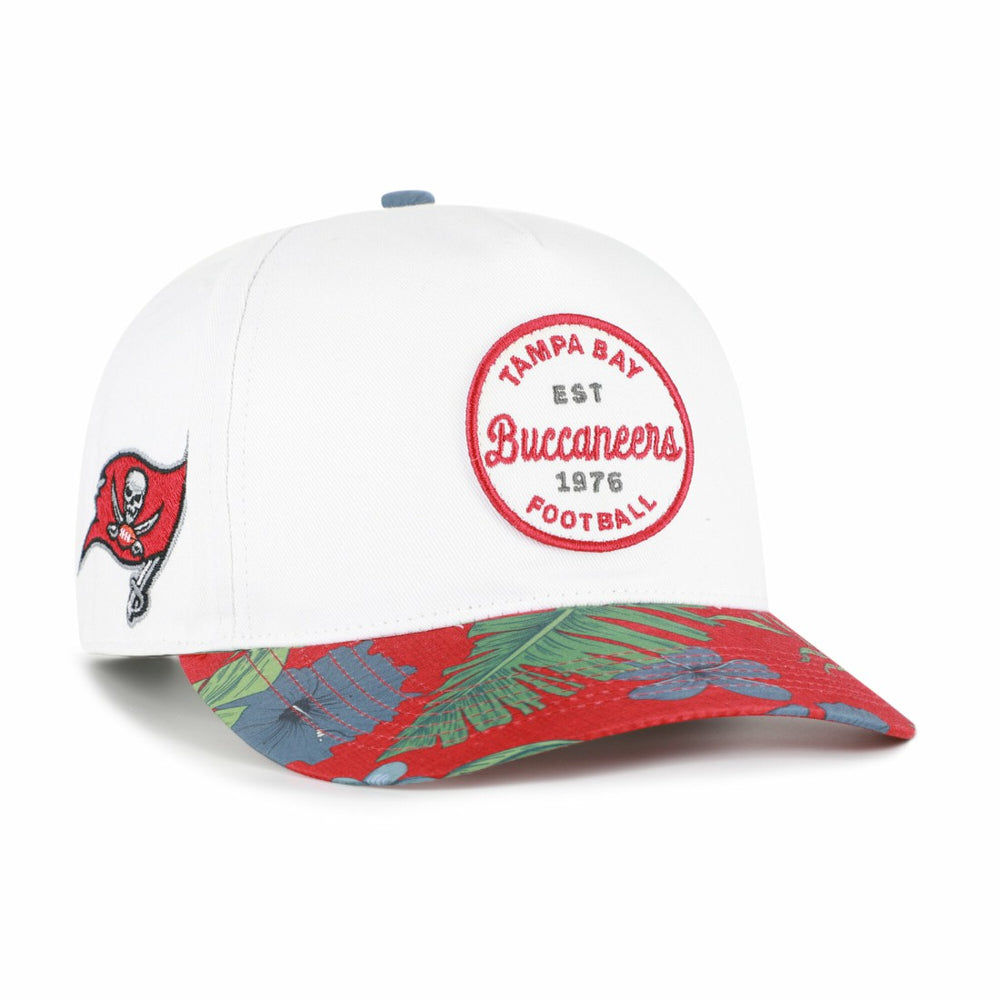 Tampa Bay Buccaneers '47 Beach Side Hitch Adjustable Hat - White/Red - 47 brand
