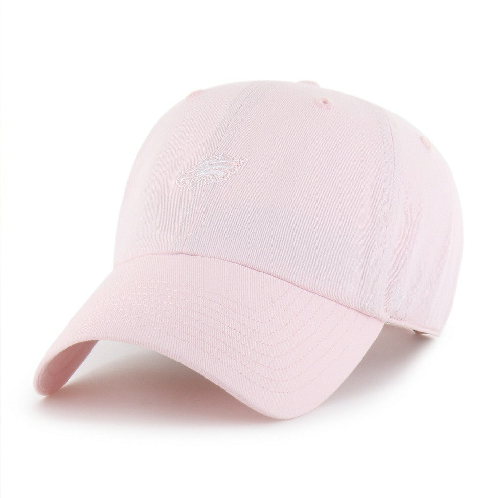Philadelphia Eagles '47 Women's Base Runner Ballpark Clean Up Adjustable Hat - Light Pink - 47 brand