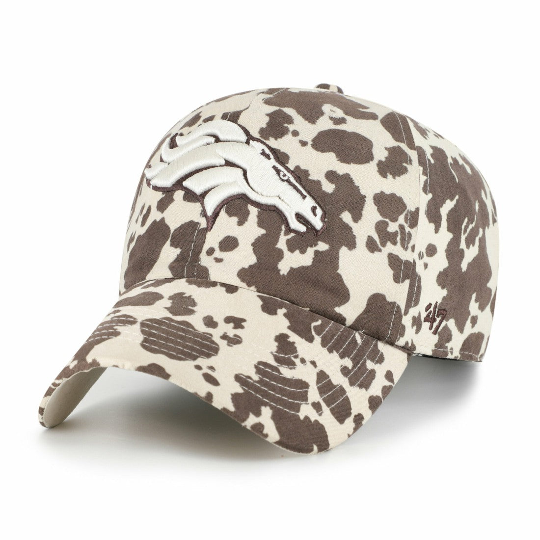 Denver Broncos '47 Women's Bessie Clean Up Adjustable Hat - Natural - 47 brand