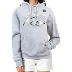 Los Angeles Kings G-III 4Her by Carl Banks Women's Shadow Logo Fleece Hoodie - Gray | NHL online