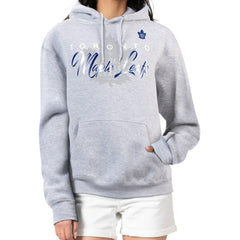 Toronto Maple Leafs G-III 4Her by Carl Banks Women's Shadow Logo Fleece Hoodie - Gray | NHL online