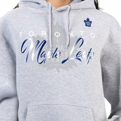 Toronto Maple Leafs G-III 4Her by Carl Banks Women's Shadow Logo Fleece Hoodie - Gray | NHL online