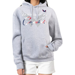 Washington Capitals G-III 4Her by Carl Banks Women's Shadow Logo Fleece Hoodie - Gray | NHL near me