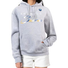 Buffalo Sabres G-III 4Her by Carl Banks Women's Shadow Logo Fleece Hoodie - Gray | NHL discount