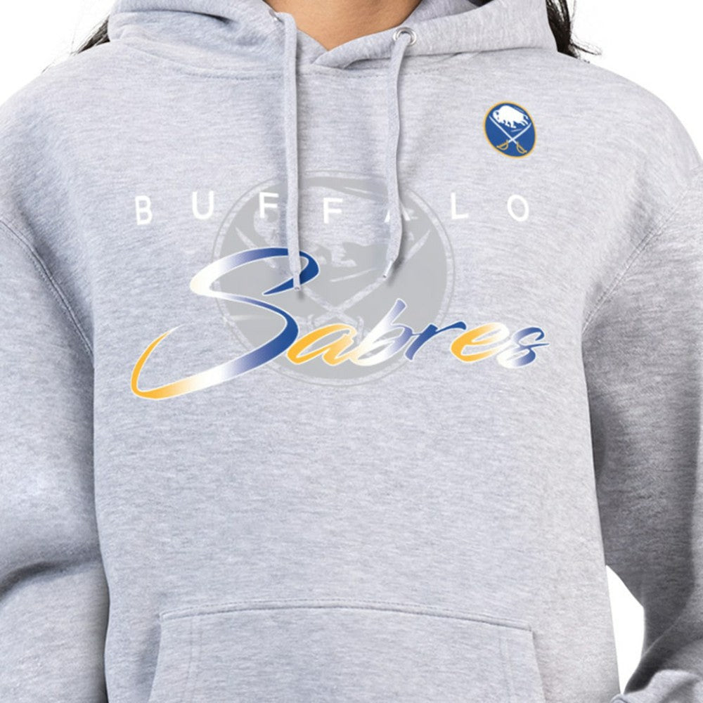 Buffalo Sabres G-III 4Her by Carl Banks Women's Shadow Logo Fleece Hoodie - Gray | NHL discount